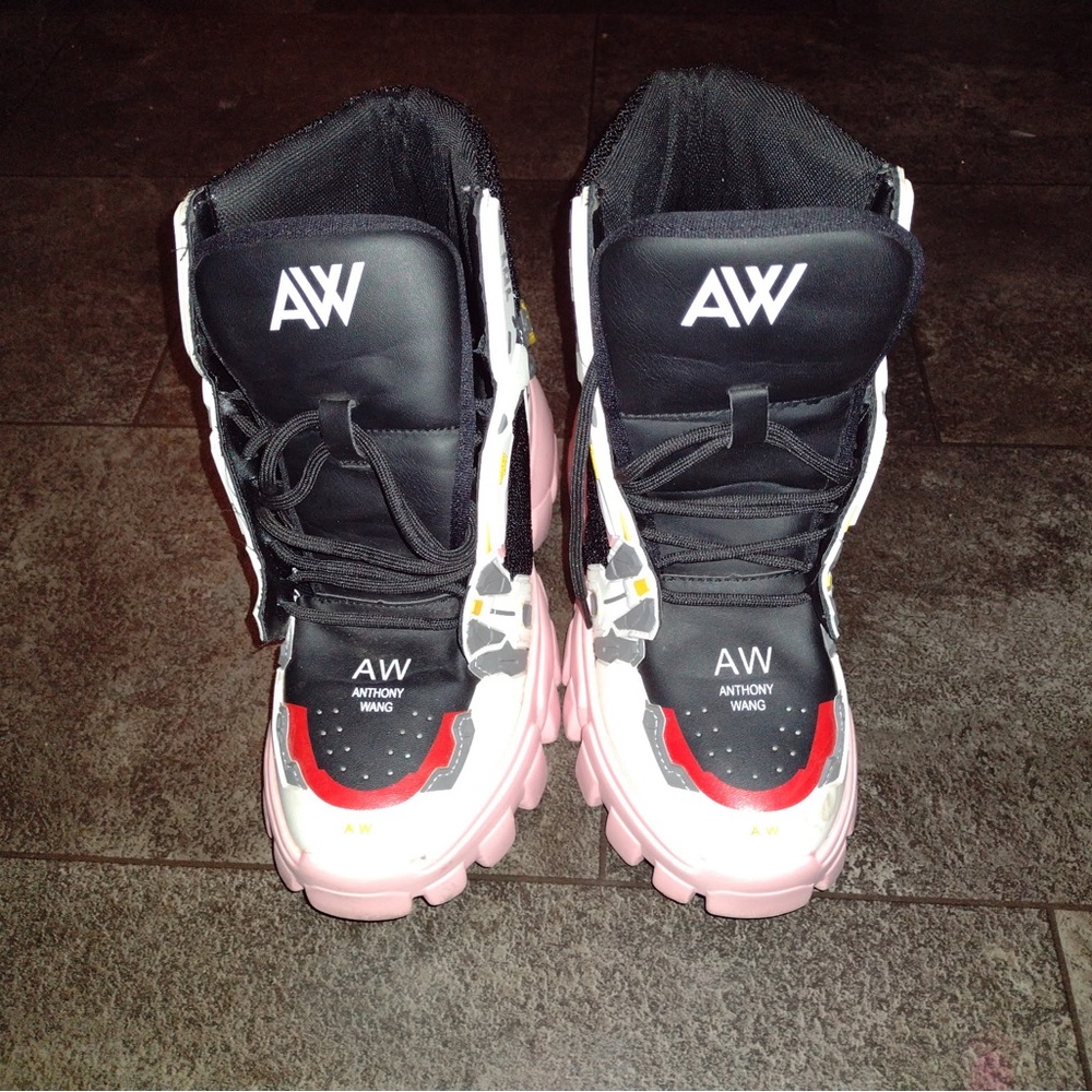 SOLD* on the bay‼️Anthony Wang Soursop 04 Destiny Pink Platform Sneakers - Picture 10 of 11